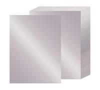 24 Sheets Silver Mirror Cardstock Paper A4, 92lb/250gsm Metallic Card Stock Paper Gold Foil Cardstock Shiny for Crafts Scrapbook Card Making Invitations Party Decoration (Silver)