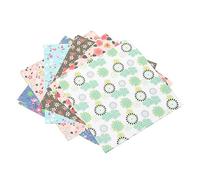 24 Sheets Single Sided Colorful Origami Paper Flower Patterned 15 x 15CM in 6 Assorted Color