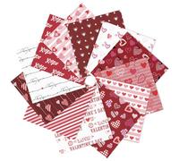 24 Sheets Valentine's Day Scrapbook Paper - 12x12 Double Sided Red Pink Heart Pattern Cardstock Valentine Decorative Paper for Card Making, Junk Journal Supplies, DIY Crafts, Gift Wrapping