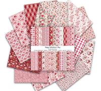 24 Sheets Valentines Pattern Paper, 24 Designs/160gsm Double-Sided Love Theme Scrapbook Paper for Valentine Crafts, Romantic Gifts, Card Making Scrapbooking Supplies (12x12 in)