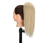 24" Short Claw Clip in Ponytail Hair Extensions,Hairs Natural Soft Synthetic Straight Pony Tail Pieces for Women Hair Extension for Daily Use(16-613)