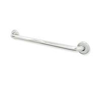 24” Shower Handle Smooth Grip | 304 Stainless Steel Grab Bars for Bathtubs and Showers | Polished Chrome ADA Standard Hand Rails for Seniors, Children, Injured People | Supports Upto 400lbs