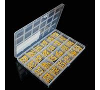 24 specifications 10pf-10uf withstand voltage 50V pin distance 5.08mm monolithic capacitor set 25 of each, a total of 600