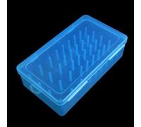 24 Spools Sewing Thread Box Storage, Clear Plastic Thread Spools Holder, Embroidery Organizer Bobbins Storage Case, Bobbin Carrying Case Container Holder