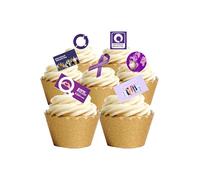 24 Stand Up International Women's Day Edible Wafer Paper Cake Toppers Decorations