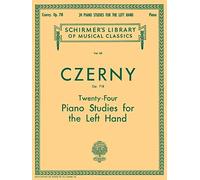 24 Studies for the Left Hand, Op. 718. Piano Solo.: Schirmer Library of Classics Volume 60 Piano Technique (Schirmer's Library of Musical Classics)