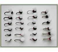 24 Suspender Buzzer Trout flies, Mixed colours. Choice (Mixed)