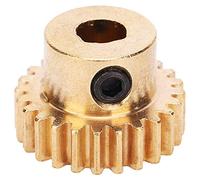 24 Teeth Brass Sprocket 6mm D Bore Mod 0.8 Toothed Gear High Performance Industrial Robot Spare Parts for Stable Power Transmission