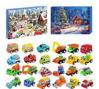 24 Toy Cars Christmas Countdown Rituals Advent Calendar, Toy Car Advent Calendar Children's Countdown,Christmas Calendars Toys 24 Days Advents Calendars for Kid