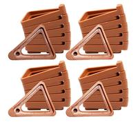 24 Triangle Pot Feet - Invisible Plant Risers for Indoor & Outdoor, Supports Terracotta & Small/ Large Pots
