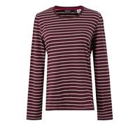 (24 UK, Light Vanilla/Mocha) Regatta Womens/Ladies Federica Stripe Long-Sleeved T-Shirt