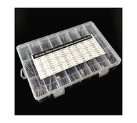 24 values 330pcs 6.3/10V/16V/25V/35/50V/100V/250V/400V (3.3uF~2200uF) 100uF 1000uF Electrolytic capacitor Assorted kit with box MQXFCZUX