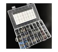 24 values 550pcs 16V/25V/35/50V (0.1uF to 2200uF) mix Electrolytic capacitor Assorted kit with storage box BIANMTSW