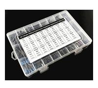 24 Values 550pcs 16V/25V/35/50V Mix Electrolytic Capacitor Assorted kit with Storage Box Energy storage elements
