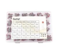 24 Values 960Pcs Ceramic Capacitor Assortment Kit 2pf~0.1UF Capacitors
