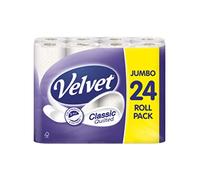 24 Velvet Quilted Toilet Rolls