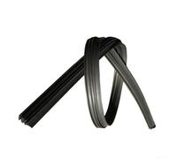 24 Wiper Blade Inserts Refill Strips 6mm Wide Twin Rail Metal Back Design 2 Pairs 4pcs Replacement for Windshield Wipers Cars Vans Trucks