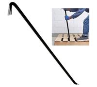 24" Wrecking Crow Bar Steel Swan Neck Pry Nail Lever Strong Arm Hand Tool, Builders DIY Heavy Duty Road Concrete, Wrecker, Wrecking Pulling Bar Multi Purpose Tools