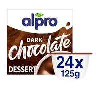 24 x 125g Alpro Dark Chocolate Flavour Dessert Made from Soya Gluten Free