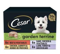 CESAR® Garden Terrine Dog Food Tray Mixed in Loaf 8 x 150g