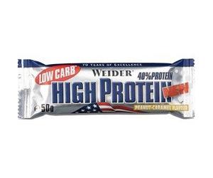 24 x 40% High Protein Bar 50 g Caramel - Peanut