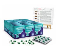 24 x 6 Pack (144) Diarrhoea Tablets for Adults - Fast Acting Loperamide 2mg GSL Bundle with a Handy Wilosc Stool Chart