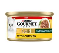 24 x 85g Gourmet Gold Wet Cat Food - 25% Off! * - Succulent Delights Chicken (24 x 85g)