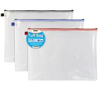 24 x A3 Tuff Bags Heavy Duty Strong Waterproof Storage Zip Wallet Cases