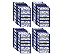 24 X Bingo Tickets Book 1-600 | 6 to View Numbered Bingo Pad | Christmas, New Year, Party & Family Fun Game | Bingo Flyers for Events, Gatherings, Holidays & Office Parties (Royal Blue)