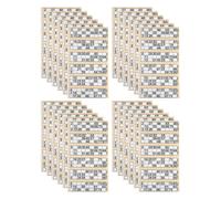 24 X Bingo Tickets Book 1-600 | 6 to View Numbered Bingo Pad | Christmas, New Year, Party & Family Fun Game | Bingo Flyers for Events, Gatherings, Holidays & Office Parties (Peach)
