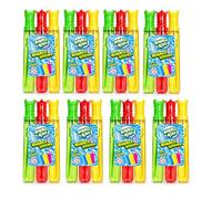 24 x Bubble Sticks 60ml Each - Colourful Bubble Wands with Solution, Party Bag Fillers, Outdoor Garden Fun, Summer Bubbles, Birthday Party Favours, Bubbles for Children Age 3+