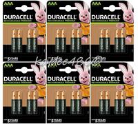 24 x Duracell AAA 900mAh Rechargeable Batteries DuraLock Pre/Stay-Charged NiMH