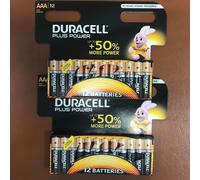 24 x Duracell AAA Plus Power Alkaline Batteries LR03, MN2400 Longest Expiry UK