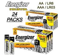 24 x Energizer AA AAA Alkaline Power LR6 LR03 Batteries Value Pack MN1500 MN2400