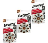 24 x Energizer Size 312 Hearing Aid Batteries Brown - Zinc Air Mercury Free PR41