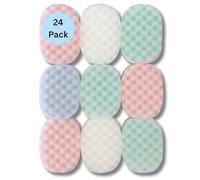 24 x Exfoliating Bath Sponge for Adults and Kids - Massage Sponges for Men and Women, Perfect for Body Scrubbing in The Shower