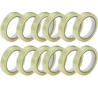 24 x GLY Cellotape Roll, Clear Tape | 24mm x 40m Sellotape Rolls | Sticky Tape, Packaging Tape, Adhesive Tape, Parcel Tape, Sellotape Refills for Dispenser, Tape for Packing Boxes (Pack of 24)