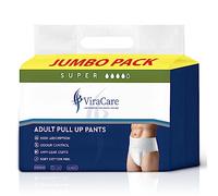 24 x Incontinence Pants Women & Men | Adult Diapers Medium | Adult Pull Up Pants | with Soft-Stretch Waistband | Adult Nappies | Waist Size Medium 65-135 cm |