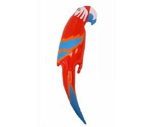 24 x Inflatable Blow Up Parrot Pirate Hawaiian Fancy Dress Sits On Shoulder 48cm