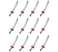 24 x Inflatable Ninja Swords for Kids - 74cm Samurai Sword Set - Inflatable Swords Multipack for Party Bags - Roleplay Fancy Dress Accessories - Photo Booth Games Decorations - Katana Bulk Pack