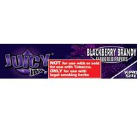 24 x Juicy Jay´s King Size Papers - flavored rolling papers - BLACKBERRY BRANDY - 24 Booklets / 1 Box