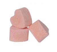 24 x Mango Scented Bath Hearts Fizzers Mini Bombs 10g Each