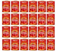 24 x Mutti Pomodorini Datterini Cherry Tomato Datterini Sweet Flavour Oblong Shape Italian Sauce Tomato 400 g Tin