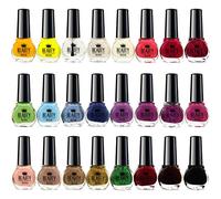 24 x NAIL POLISH VARNISH SET 24 DIFFERENT STANDARD COLOURS WHOLESALE BEST GIFT