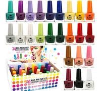 24 x NAIL VARNISH POLISH 24 DIFFERENT CLASSIC COLOURS WHOLESALE JOB LOT FROM UK