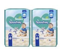 24 x Pampers Splashers Disposable Swim Pants Swimming Nappies Easy Tear Size 3-4