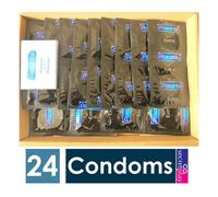 24 x Pasante Extra Condoms | Extra Thick Extra Lubricated For Pleasure | CE