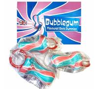 24 x Pink and Blue Bubblegum Flavour Rock Candy Dummies - Individually Wrapped - Baby Shower Sweets - Gender Reveal - Dummy