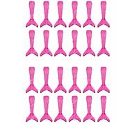 24 x Pre-Cut Pink Blue Mermaid Tails Edible Wafer Cupcake Toppers Cake Decoration