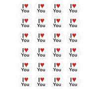24 x PRECUT Edible Valentines Day Cupcake Fairy Cake Wafer Decoration Toppers - Available in 4 Designs (Design 4)